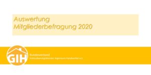 GIH-Mitgliederbefragung 2020